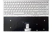 Клавиатура для ноутбука Sony Vaio (VPC-EB) White, (White Frame) RU
