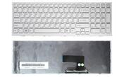 Клавиатура для ноутбука Sony Vaio (VPC-EE, VPCEE) White, (White Frame) RU
