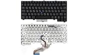 Клавиатура для ноутбука Dell Latitude (D410) с указателем (Point Stick), Black, RU