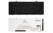 Клавиатура для ноутбука Dell Alienware (M11X-R2, M11X-R3) с подсветкой (Light), Black, RU