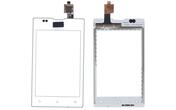 Тачскрин (Сенсорное стекло) для смартфона Sony Xperia E / E Dual C1505, C1605 белый