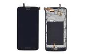 Матриця с тачскрином (модуль) для LG L90 D410 з рамкою чорний