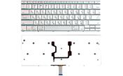 Клавиатура для ноутбука Apple MacBook 15.4&quot; (A1260) Silver, (No Frame), RU (горизонтальный энтер)