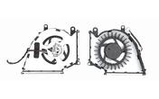 Вентилятор для ноутбука Samsung Q430, Q530 Q330 Q460 P330, 5V 0.40A 3-pin Brushless