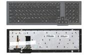 Клавіатура для ноутбука Asus (G75V, G75W) з підсвіткою (Light), Black, (Gray Frame) RU (вертикальний ентер)