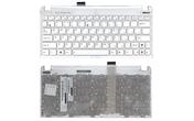 Клавіатура для ноутбука Asus EEE PC 1011, 1015, 1016, 1018, 1025, X101 White, (White Frame) RU