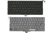 Клавиатура для ноутбука Apple MacBook Air A1304, A1237 с подсветкой (Light) Black, (No Frame), RU (горизонтальный энтер)