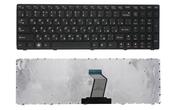 Клавиатура для ноутбука Lenovo IdeaPad (Z560, Z565, G570, G770) Black, (Black Frame), RU