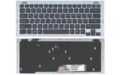 Клавиатура для ноутбука Sony Vaio (VGN-SR) Black, (Silver Frame), RU