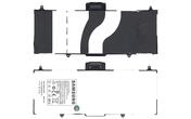 Аккумуляторная батарея для планшета Samsung SP4175A3A(1S2P) Galaxy Tab 10.1 GT-P7100 3.7V White 6860mAh Orig