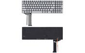 Клавиатура для ноутбука Asus (N551) с подсветкой (Light), Gray, (No Frame) RU