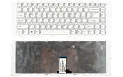 Клавіатура для ноутбука Sony Vaio (VPC-EG, VPC-EK) White, (White Frame) RU