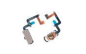Кнопка HOME в сборе с механизмом и шлейфом для Samsung A320 золотая