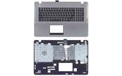 Клавіатура для ноутбука Asus (X751) Black, (Silver TopCase), RU