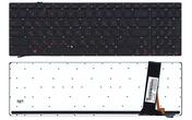 Клавиатура для ноутбука Asus (N56) с подсветкой (Light) Black, RU с красной подсветкой