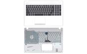 Клавиатура для ноутбука Asus (X551) Black, (White TopCase), RU