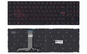 Клавіатура для ноутбука Lenovo Legion (Y520, Y520-15IKB) Black з підсвіткою (Red Light), (No Frame), RU