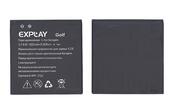Аккумуляторная батарея для Explay Golf 3.7V Black 1600mAh 5.92Wh