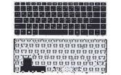 Клавиатура для ноутбука HP EliteBook (Folio 9470M) Black с указателем (Point Stick), (Silver Frame) RU