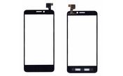 Тачскрин (Сенсорное стекло) для смартфона Alcatel One Touch Idol S 6035R черное