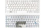 Клавіатура для ноутбука MSI X-Slim (X300 X320 X340 X400 U210 EX460 U250) White, RU
