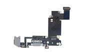 Шлейф разъема питания с аудио-разъемом для Apple iPhone 6S Plus серый