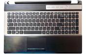 Клавиатура для ноутбука Samsung (RF510) Black, (Silver Frame), (Black TopCase), RU