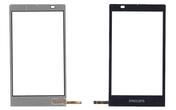 Тачскрин (Сенсорное стекло) для смартфона Philips Xenium X809 черный