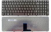 Клавиатура для ноутбука Samsung (R580, R590) Black, (Black Frame), RU