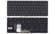 Клавиатура для ноутбука HP Spectre X360 (13-4000) Black с подсветкой (Light), (No Frame) RU