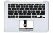 Клавіатура для ноутбука Apple MacBook Air 2012+ (A1466) Black, (Silver TopCase), RU (горизонтальний ентер)