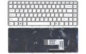 Клавиатура для ноутбука Sony Vaio (VGN-NW) White, (Silver Frame) RU