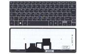 Клавіатура Toshiba Portege (Z30, Z30-A, Z30T, Z30T-A) з підсвіткою (Light), Black, (Gray Frame), RU