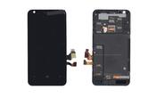 Матрица с тачскрином (модуль) для Nokia Lumia 620 с рамкой черный