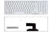 Клавиатура для ноутбука Sony Vaio (VPC-EH, VPCEH) White, (White Frame) RU