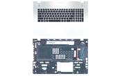 Клавиатура для ноутбука Asus (N76V) Black, с подсветкой (Light), (Silver TopCase), RU