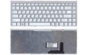 Клавиатура для ноутбука Sony Vaio (VGN-FW) White, (Silver Frame) RU