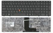 Клавиатура для ноутбука HP EliteBook (8560W) с указателем (Point Stick), Black Gray, (Gray Frame) RU