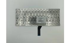 Клавиатура для ноутбука Apple MacBook Air 2011+ (A1369) с подсветкой (Light), Black, (No Frame), RU (вертикальный энтер)