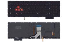 Клавиатура для ноутбука HP Omen 17-AN000, с красной подсветкой (Red Light), Black, (No Frame) RU