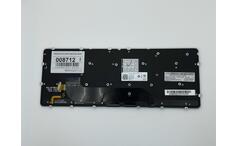 Клавіатура для ноутбука Dell XPS 12 з підсвіткою (Light), Black, (No Frame) RU