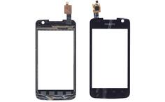 Тачскрін (Сенсорне скло) для смартфона Philips Xenium W6350 чорний
