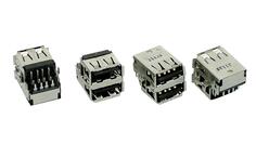 Розʼєм для ноутбука USB №30. Сдвоєний розʼєм USB Type A. нанесена маркировка 21135