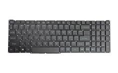 Клавіатура для ноутбука Acer Nitro 5 AN515-54 з підсвіткою (Orange Light), Black, (No Frame), RU