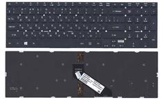 Клавиатура для ноутбука Acer Aspire 5755, 5755G, 5830, 5830G, 5830T, 5830TG с подсветкой (Light), Black, (No Frame), RU