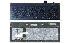 Клавиатура для ноутбука Asus (G74) с подсветкой (Light), Black, (Black Frame) RU (горизонтальный энтер)