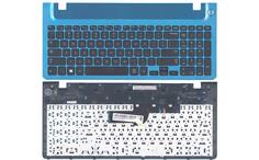 Клавиатура для ноутбука Samsung (355V5C) Black, (Blue TopCase), RU