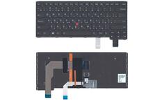 Клавиатура для ноутбука Lenovo Yoga (S3-14) с подсветкой (Light), с указателем (Point Stick), Black, (Black Frame) RU