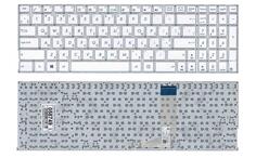 Клавіатура для ноутбука Asus (X756) White, (No Frame), RU горизонтальный Enter