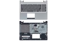 Клавиатура для ноутбука Asus (K56) Black, (Silver TopCase), RU
